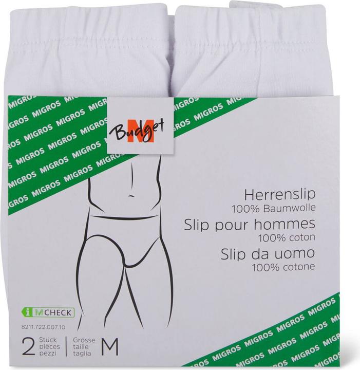 Produktbild M-Budget Herren Slip (M, 2er Pack)