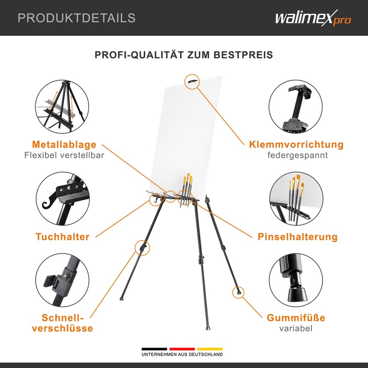 Actual product image Walimex Aluminium studio easel XL