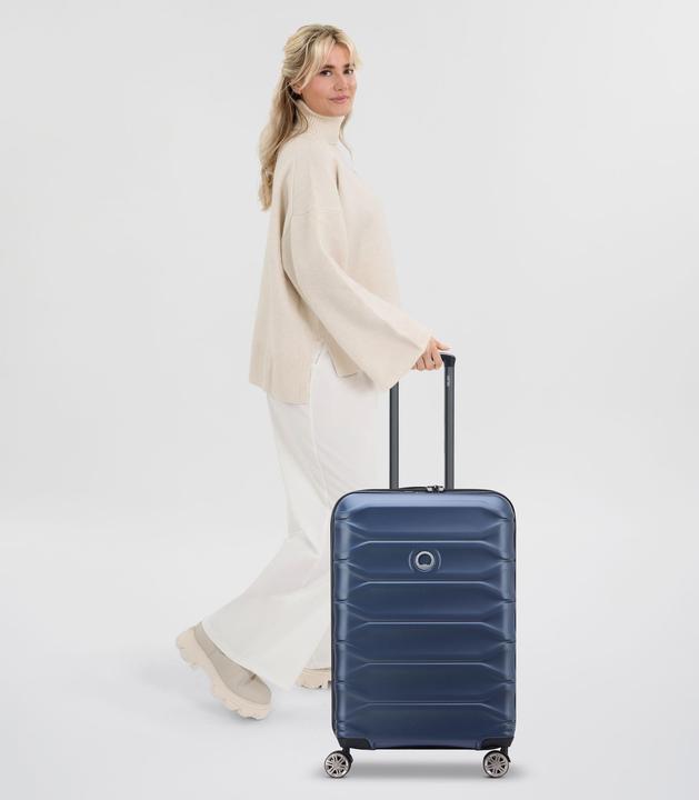 Immagine prodotto Delsey Trolley Meteor a 4 ruote da 68 cm con piega ad espansione (76 l)