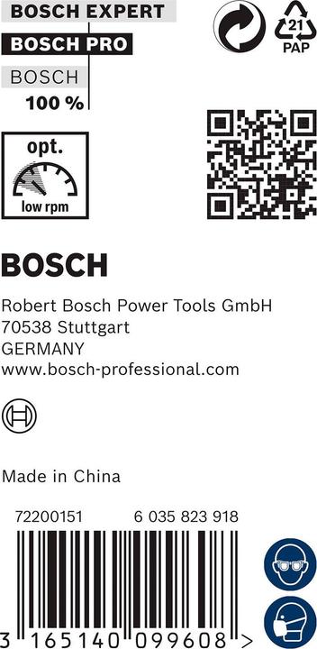 Produktbild Bosch Professional Zubehör PRO Wood Holzspiralbohrer, 20 x 190 x 250 mm (10 mm)