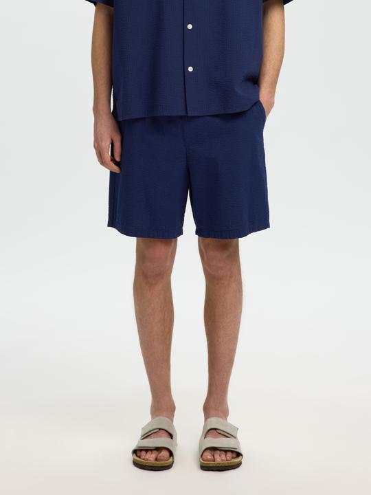Image du produit Selected Regular Fit Seersucker Shorts (M)