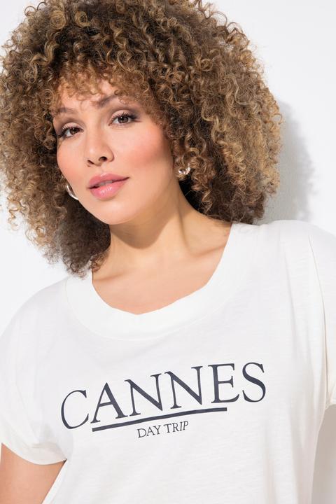Produktbild Ulla Popken T-Shirt, Schriftmotiv, Oversized, Rundhals, Halbarm (50, 52)