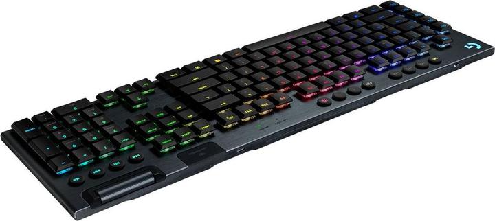 Actual product image Logitech G915 LIGHTSPEED Wireless RGB Mechanical Gaming Keyboard - GL Tactile - CARBON - UK - INTNL (Eng. Int., Cable)