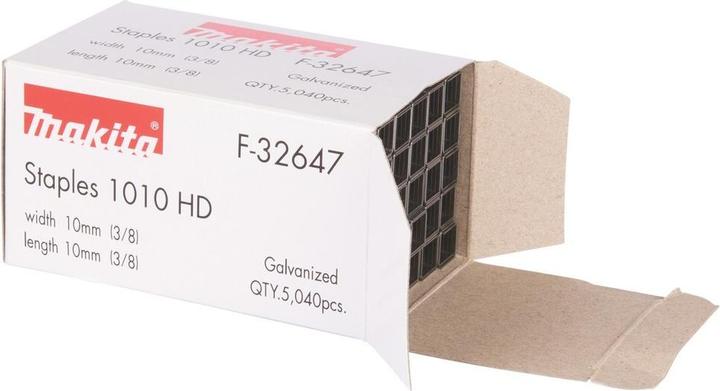 Productafbeelding Makita 10mm nietjes gegalvaniseerd voor accu tacker