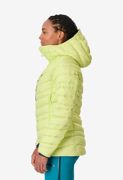 Actual product image Simond Women's mountaineering down jacket - Lemon yellow (M)