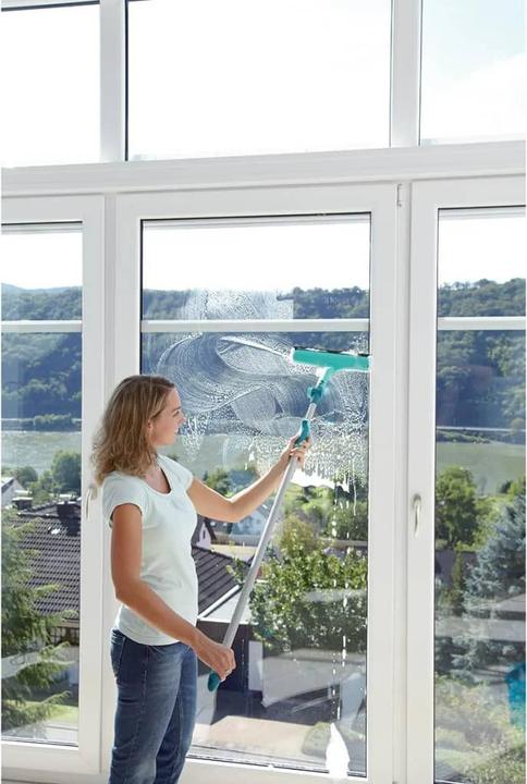 Produktbild Leifheit Fensterwischer Window & Frame Cleaner L micro duo Telescope 210 (1 Stk.)