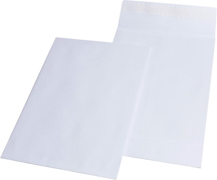 Image du produit Elepa Pochette d'expédition pliable, DIN C4, avec adhésif, blanc, Kraft Offset, 140g/qm (100 x)