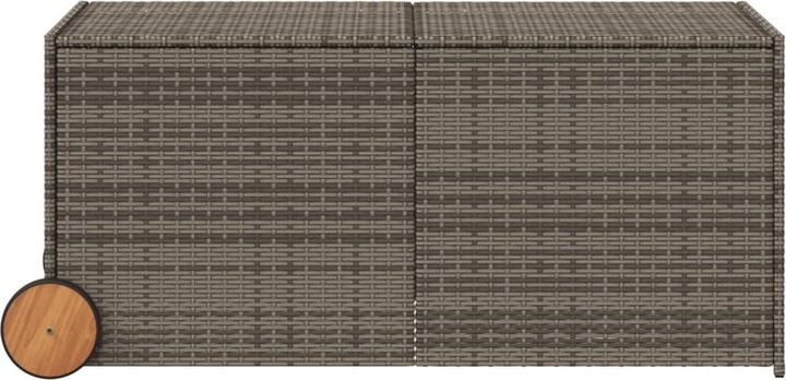 Actual product image VidaXL Gartentruhe mit Rollen 283L