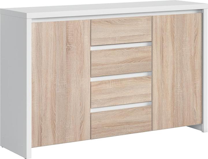 Aspect chêne soyeux, Blanc, Bois