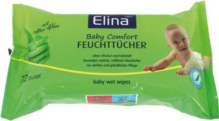 Produktbild Elina Feuchttücher 72erBaby Tuchgrösse 20x15cm (72 Stück)