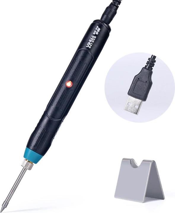 Actual product image Yihua 947 USB Soldering Iron 5V 9W