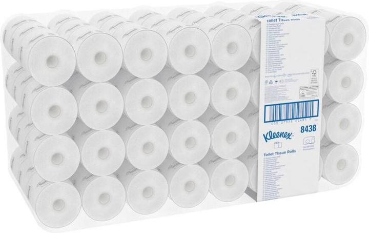 Productafbeelding Kimberly-Clark Kleenex® Toiletrollen - Kleine rollen / Wit - 8 pakken x 12 kleine rollen x 250 Toiletpapier (8 Pcs.)