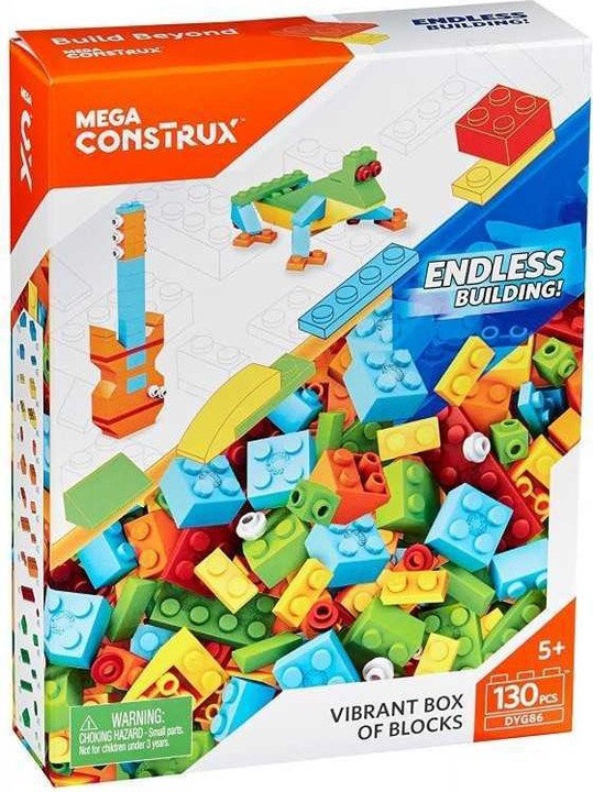 Produktbild Mega Construx Lebendige Box 130 Stück Dyg86 Blöcke