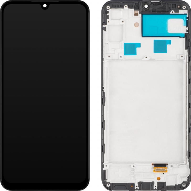 MP Display Unit für Galaxy A24 4G A245, OLED Version, Aftermarket, Schwarz (Display), Pezzi di ricambio per dispositivi mobili, Nero