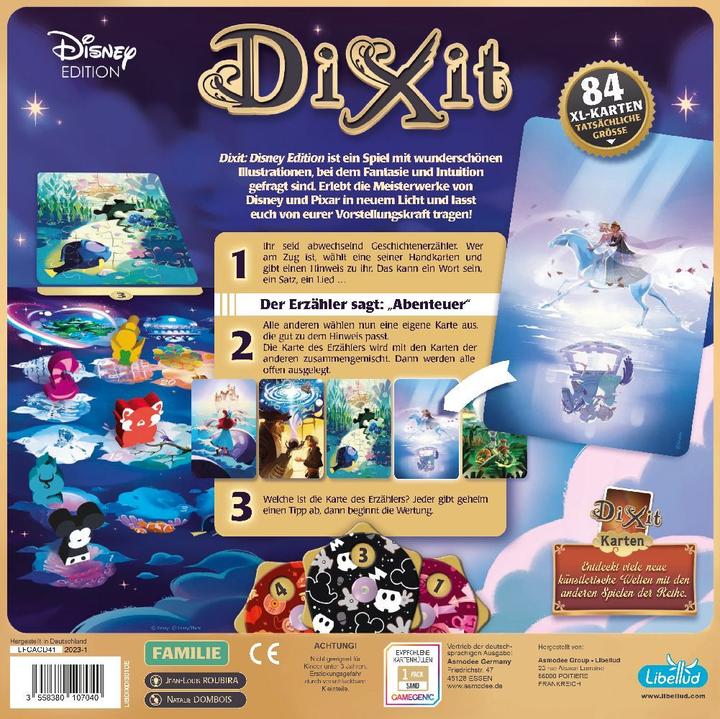 Actual product image Libellud Dixit Disney Edition (German, 3 - 6 Players)