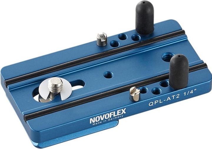 Actual product image Novoflex Q=PLATE QPL-AT2 1/4 clamping plate for belt connection (Stand clamp)