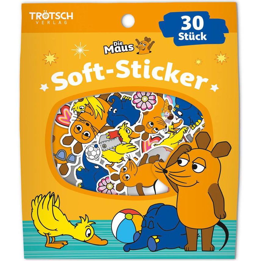 Trötsch, Sticker, Die Maus Soft-Sticker