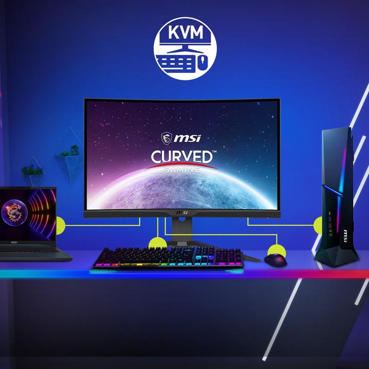 Actual product image MSI MAG 275CQRXFDE (2560 x 1440 pixels, 27")