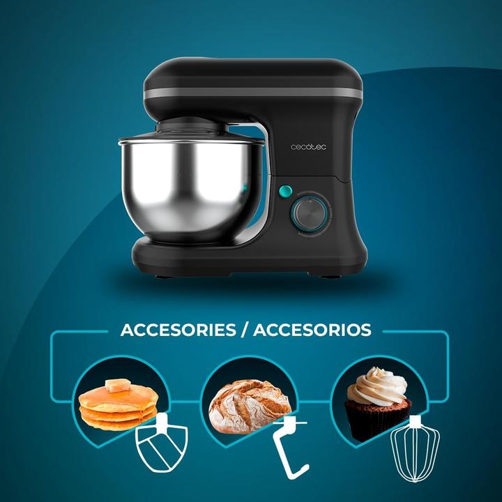 Immagine prodotto Cecotec Impastatrice planetaria con 6 velocità e 5 funzioni per mescolare e montare (1200 W, 5 l)