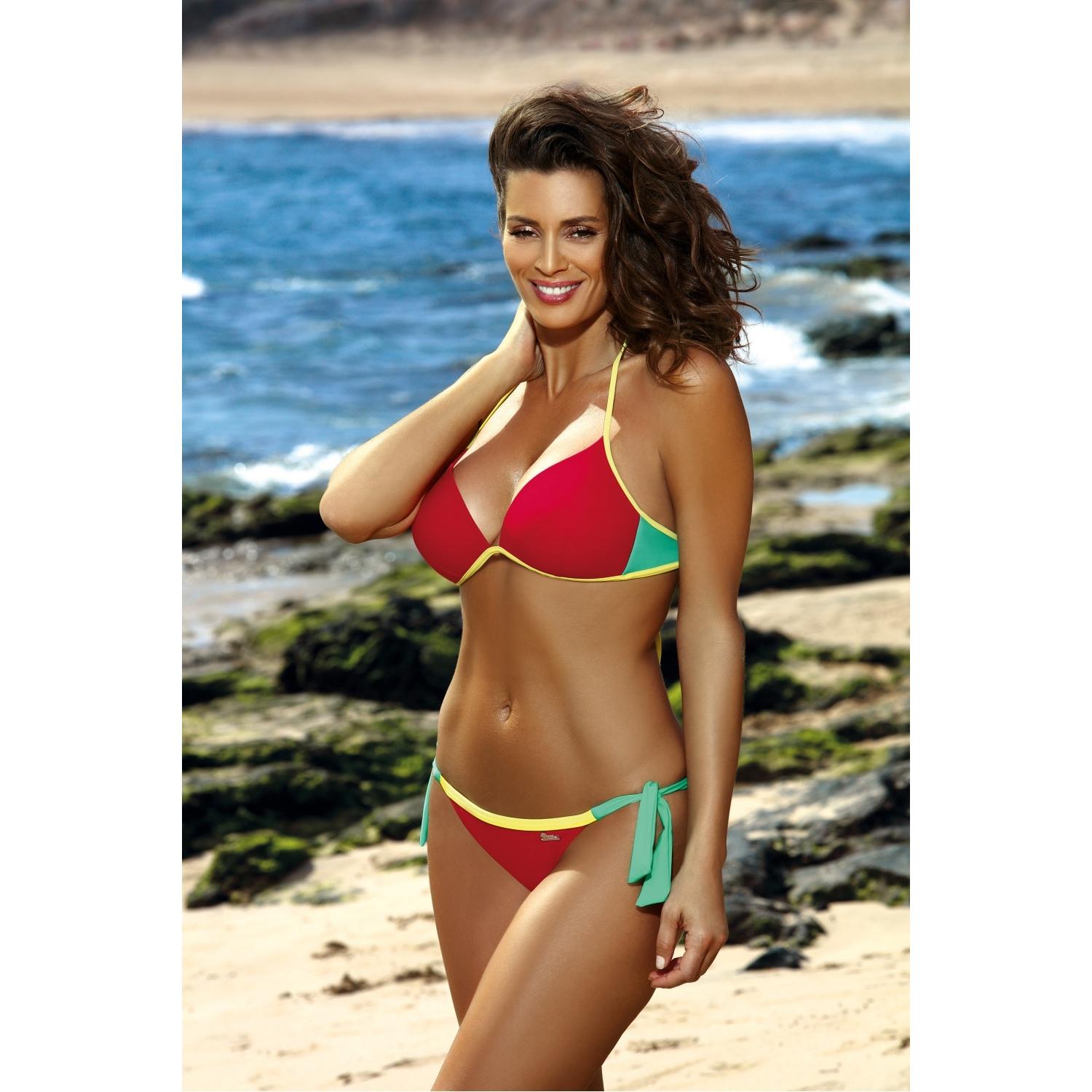 Markko, Damen, Bikini, Zweiteiler Bikini model 116496, Rot, (L)