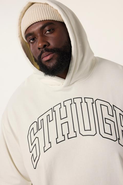 Actual product image Sthuge hoodie, short sleeve, front print, up to 8 XL (L)