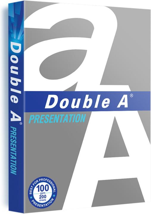 Produktbild Double A Kopierpapier Presentation DIN A4 100 g/qm 200 Blatt (100 g/m², 200 x, A4)