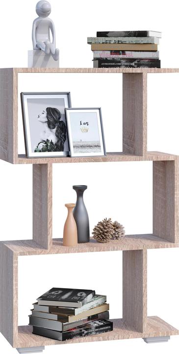 Produktbild VCM Holz Raumteiler Stand Regal Bücherregal Deko Bücher Standregal Palusa M (60 x 24 x 97 cm)