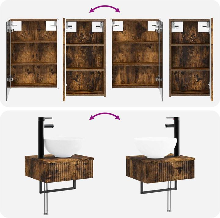 Produktbild vidaXL Badezimmerschrank-Set