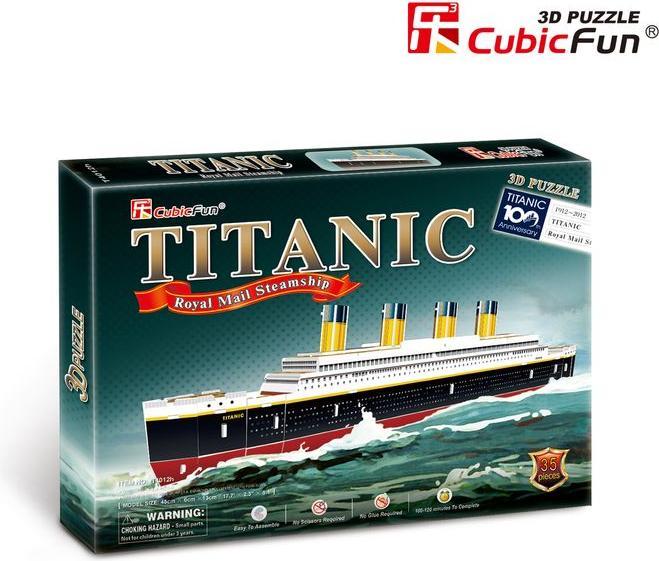 Image du produit Cubicfun Cubic Fun 3D Puzzle T4012h Titanic (Small) 35 pcs. (35 pièces)