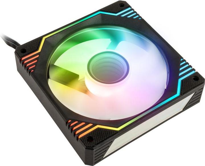 Actual product image Kolink Umbra X ARGB High Performance PWM fan - 120mm, black (120 mm, 1x)