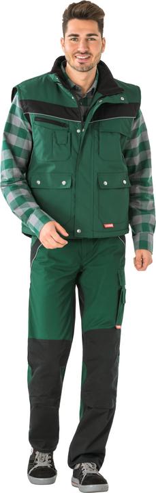 Planam unisex Winterweste PLALINE grün, schwarz Grösse XS (XS)