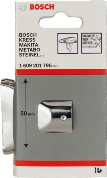 Produktbild Bosch Professional Zubehör Flächendüse, 50 mm, 33,5 mm, Düse für Bosch-Heissluftgebläse