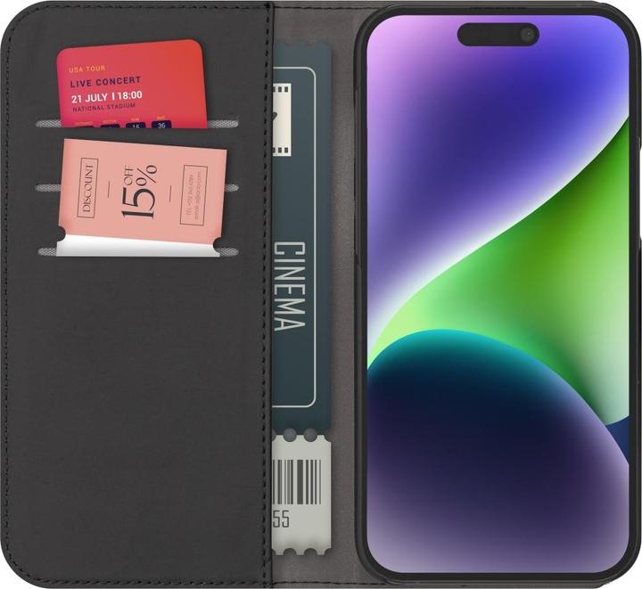 Image du produit Puro Eco-cuir Portefeuille iPhone 15 Pro noir (Apple iPhone 15 Pro)