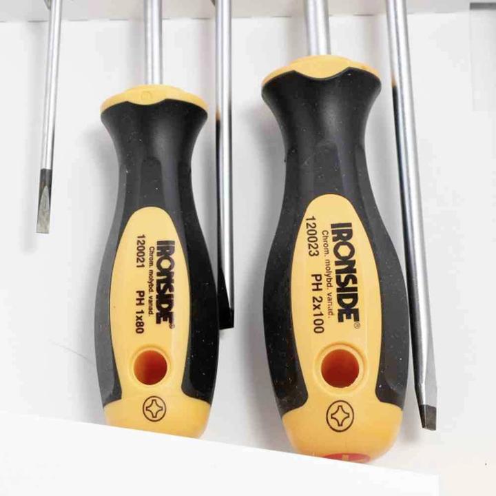Produktbild Ironside Schraubendreher-Set 5-teilig 2500 2-Komponenten-Griff Chrom-Vanadium-Stahl