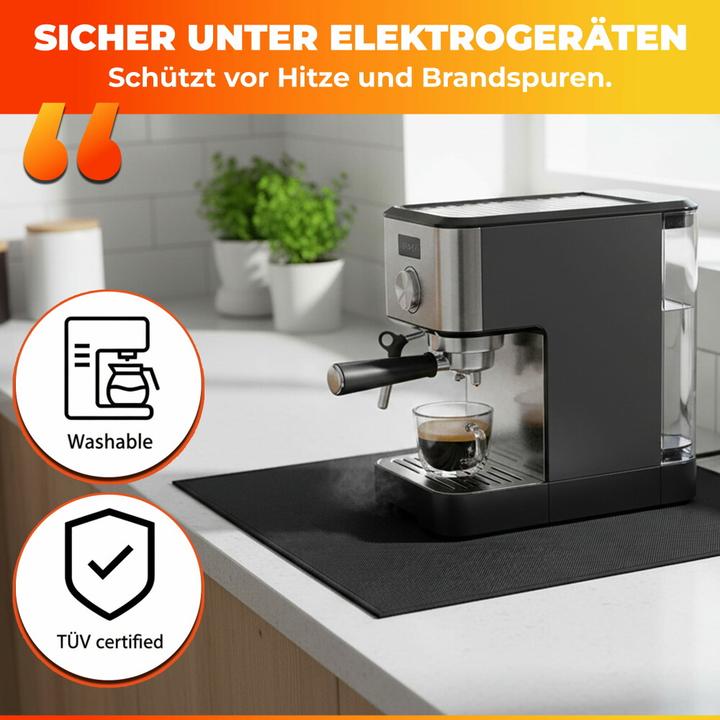 Produktbild FireMat Feuermatte Black Edition - Feuerfeste Unterlage 70x100cm