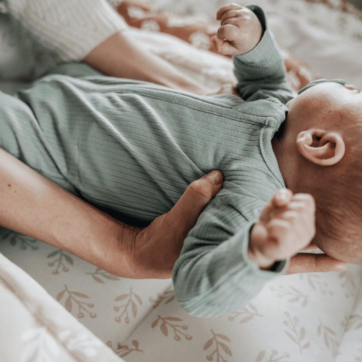 Produktbild Emma & noah Schlafanzug mit Füssen Essential Mint (62)