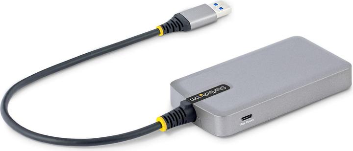 Actual product image StarTech COM 4-Port USB 3.0 Hub - USB Hub 5Gbit/s Bus Powered with Optional Power Connector - USB V (USB-C, 5 Ports)