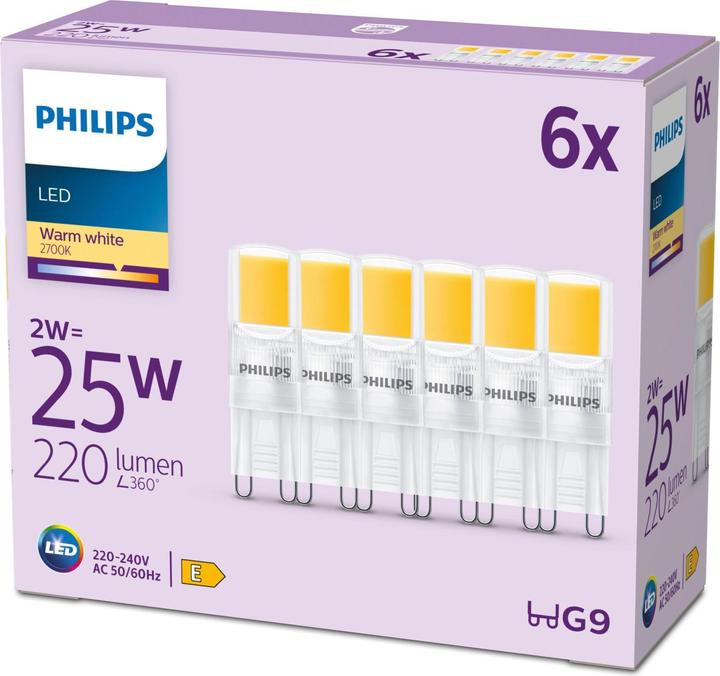 Actual product image Philips Led lamp (G9, 2 W, 220 lm, 6 x, E)