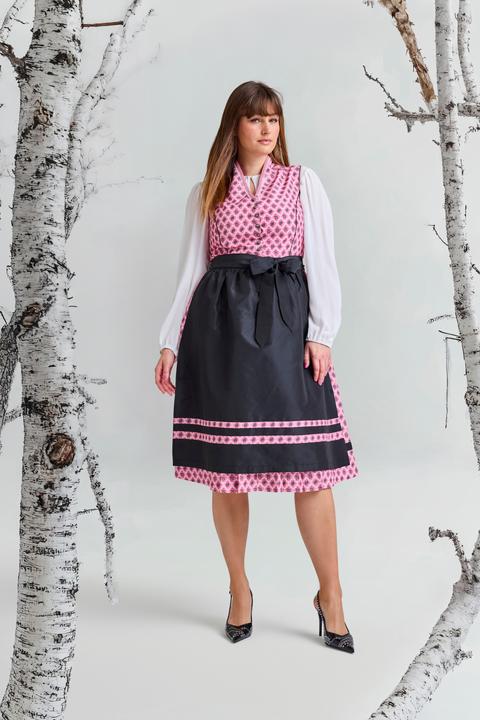 Actual product image Ulla Popken Ornamental Print Goblet Collar Dirndl (52)