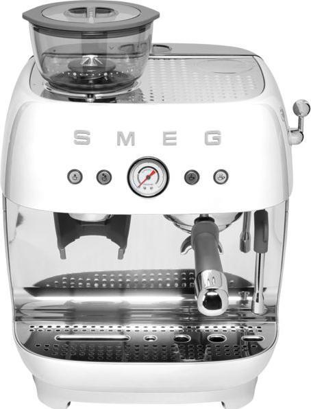 Image du produit Smeg EGF03WHEU Machine à café espresso, Style 50s, blanc