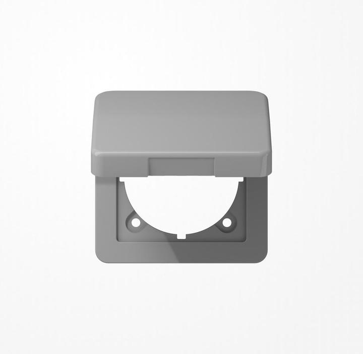 Actual product image JUNG Mounting frame 1f gr glz CD Klappd Kst CD590BFKLGR