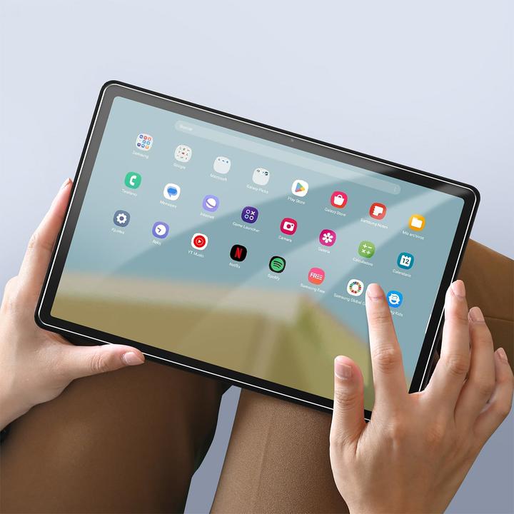 Produktbild Just in Case GehÃ¤rtetes Glas Clear Displayschutzfolie Samsung Galaxy Tab A9+ (1 Stk., Samsung Galaxy Tab A9+)