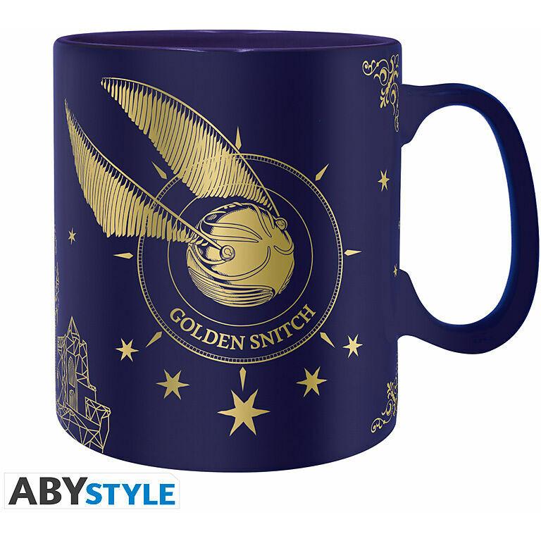 Abystyle Oro Harry Potter Tazza Subli 460Ml: Golden Snitch, Tazze,