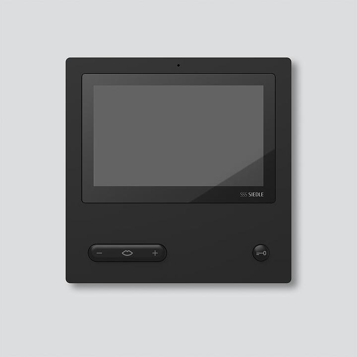 Actual product image Siedle BVPC 850-0 S Bus video panel Comfort Touch 17.8cm Black 044204