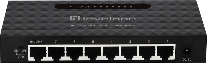 Produktbild LevelOne Switch 8x GE GEU-0821 (8 Ports)