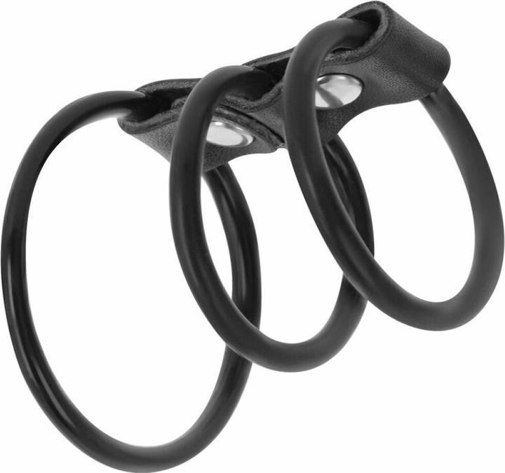 Immagine prodotto Darkness Anello per il pene "Flexible Cock Rings", set di 3 con anello per i testicoli