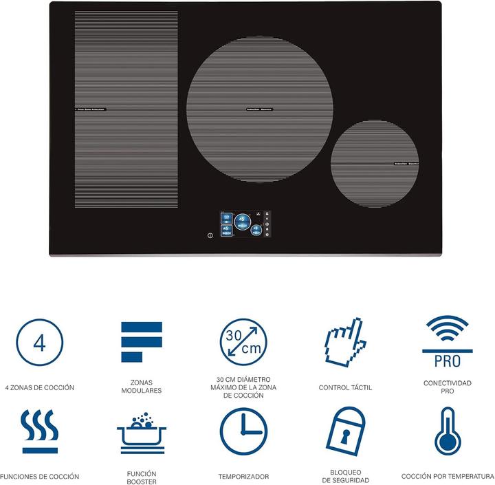 Image du produit Cata IDF 8021 Pro BK (80 cm, Table de cuisson à induction)