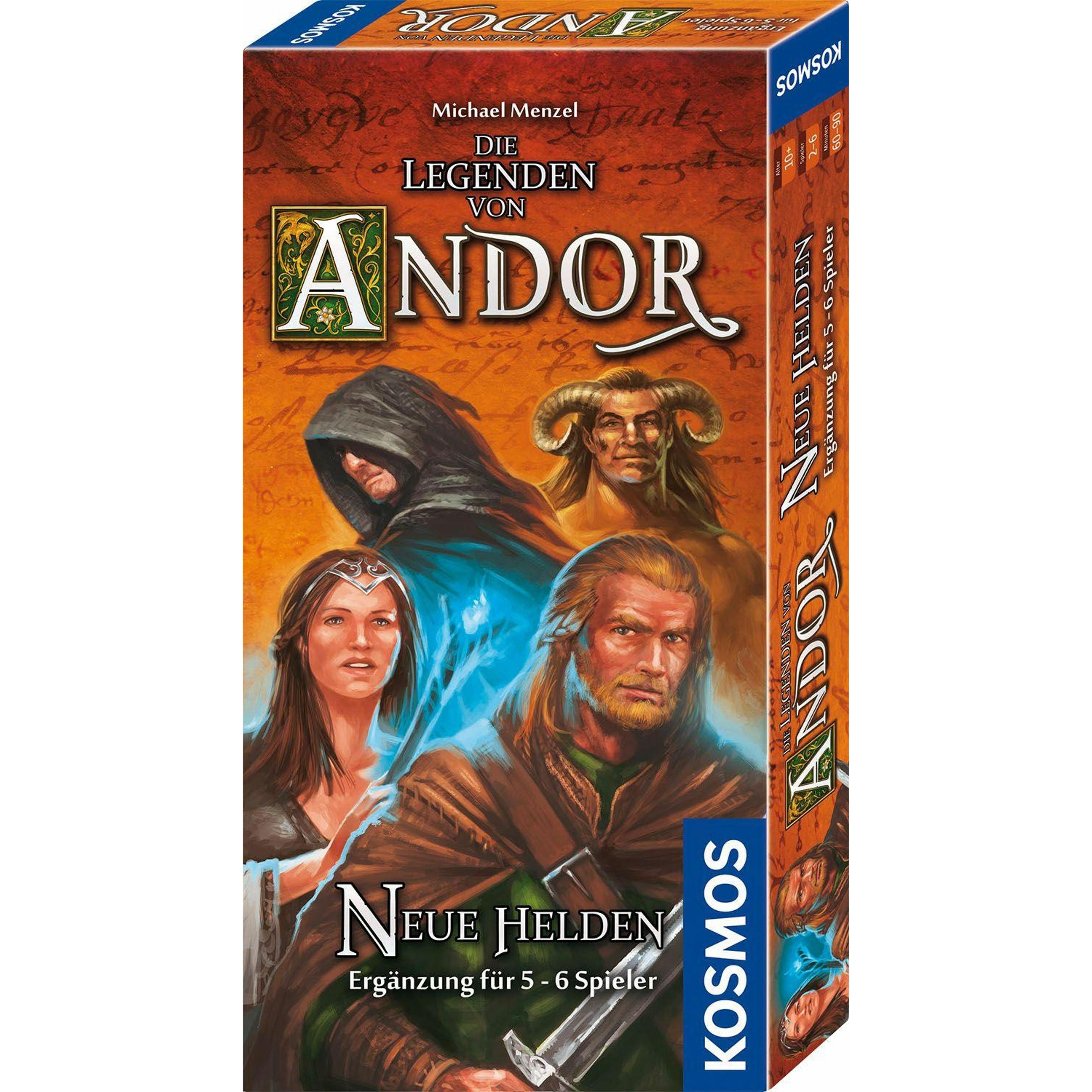Kosmos Le Leggende Di Andor: Nuovi Eroi - Aggiunta (Tedesco, 2 - 4 Giocatori)
