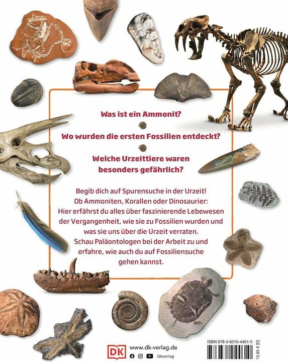 Produktbild Fossilien (Deutsch, Christine Condé, Dean Lomax, DK Verlag - Kids, 2022)
