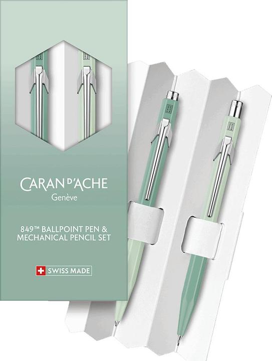 Image du produit Caran d'Ache 849 Set Misty Forest Sonderedition (Fable, Green, Vert pastel, Vert sauge, 2x)